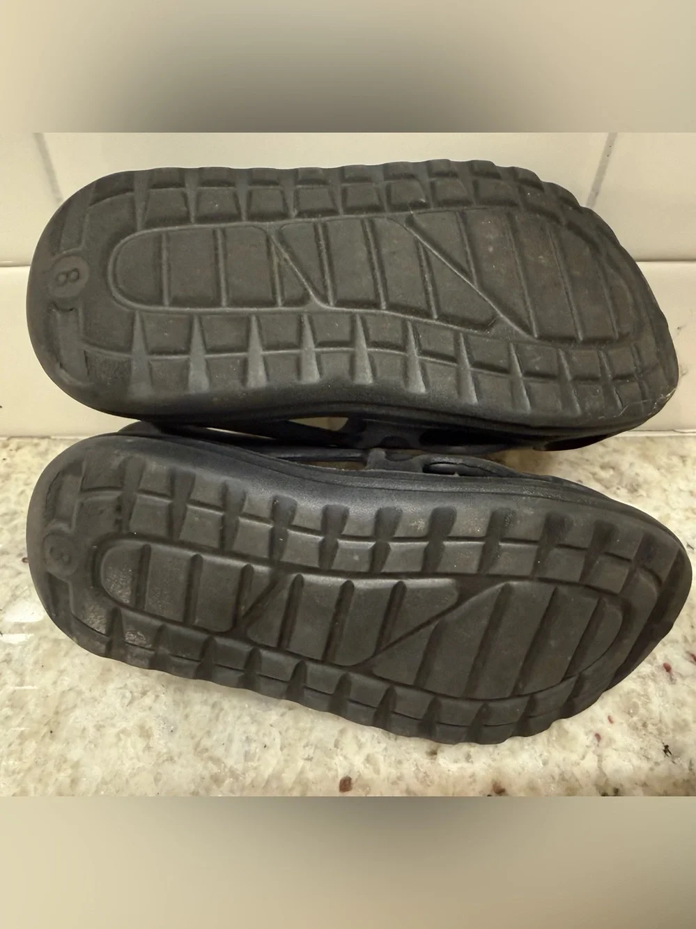 3/$15* Cat & Jack Kids Black Slip-On Clogs with Vent Holes Size 8